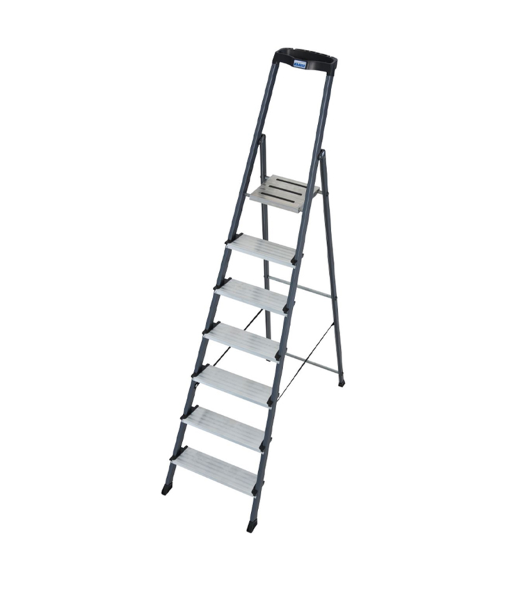 Scara Monto Securo eloxata dubla cu 7 trepte pe o parte Krause KR-126450 Scara Monto Securo eloxata dubla cu 7 trepte pe o parte Krause KR-126450