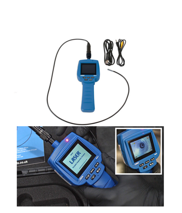 Camera/Endoscop de inspectie color cu monitor LCD IP67 LESER UK LAS-6934