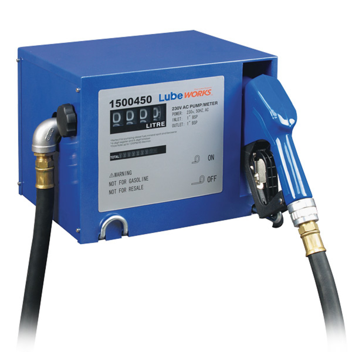 Pompa electrica 220V de transfer combustibil cu debit de 50 litri pe minut Lube Works