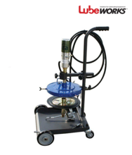 Pompa pneumatica de gresare vaselina / Kit complet butoi 15-30 Kg Lube Works 1700512 