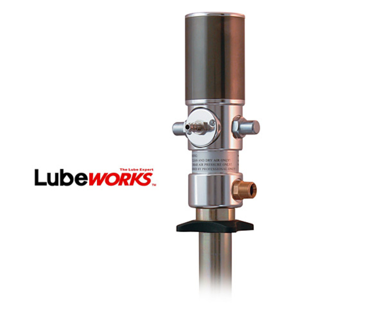 Pompa pneumatica pentru ulei 5:1 pentru butoi 18-60-220 Kg Lube Works