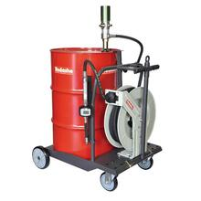 Pompa pneumatica de ulei 5:1 pentru butoi de 220 Kg cu furtun de 15 metri si pistol cu ceas digital Lube Works Pompa pneumatica de ulei 5:1 pentru butoi de 220 Kg cu furtun de 15 metri si pistol cu ceas digital Lube Works