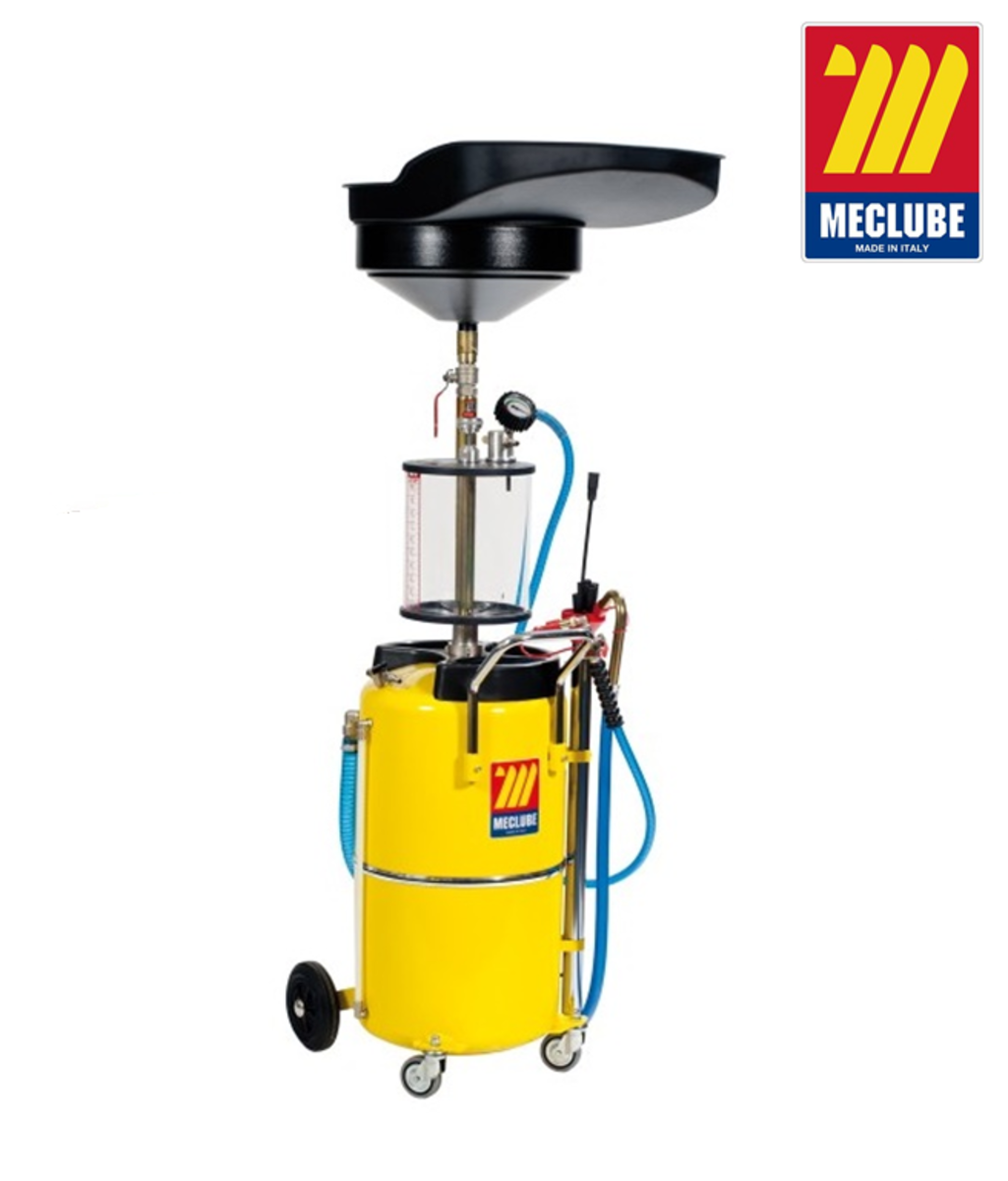 Recuperator de ulei cu actionare pneumatica si aspiratie prin joje + vas gradat 90 Litri MecLube Recuperator de ulei cu actionare pneumatica si aspiratie prin joje + vas gradat 90 Litri MecLube