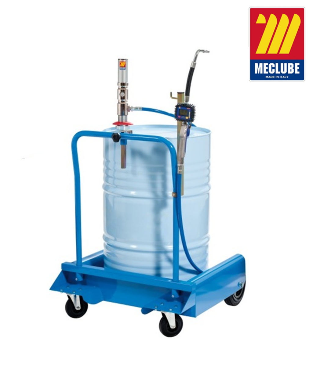 Pompa pneumatica pentru transfer antigel din butoi 180-220 litri Kit complet MecLube