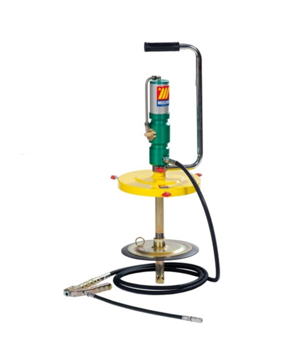 Pompa pneumatica de gresare vaselina 50:1 Kit complect pentru butoi 18-30 Kg MecLube Italy Pompa pneumatica de gresare vaselina 50:1 Kit complect pentru butoi 18-30 Kg MecLube Italy