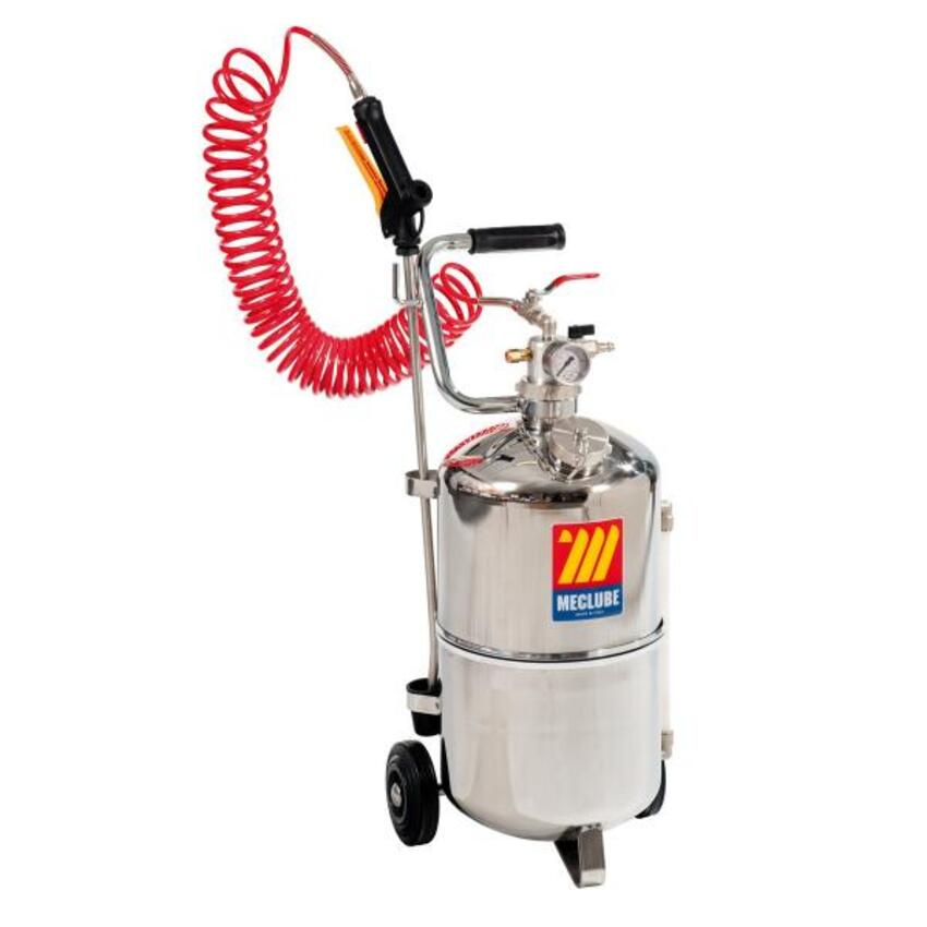 Pulverizator pneumatic sub presiune din otel inoxidabil AISI304 24 litri MecLube 050-1510-000