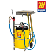 Recuperator de ulei cu actionare pneumatica si aspiratie prin joje + vas mobil 90 Litri MecLube Recuperator de ulei cu actionare pneumatica si aspiratie prin joje + vas mobil 90 Litri MecLube