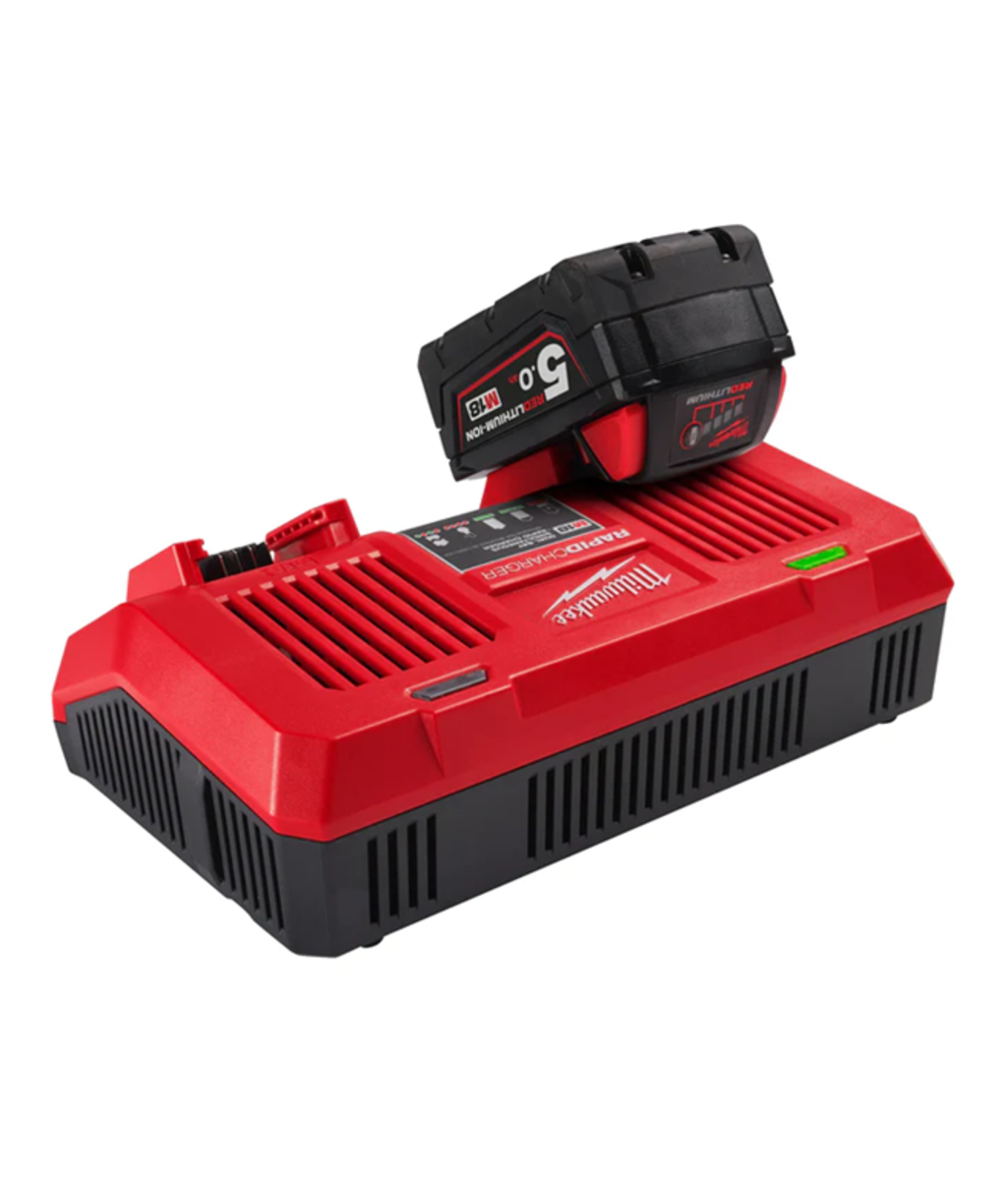 Incarcator dublu Milwaukee M18 pentru acumulatori M18DFC Milwaukee 4932472073 Incarcator dublu Milwaukee M18 pentru acumulatori M18DFC Milwaukee 4932472073