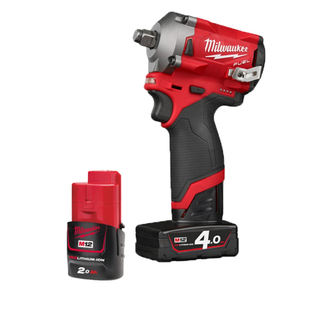 Masina de insurubat cu impact 1/2" 339Nm cu 2 acumulatori RedLi-Ion 12V - 4.0Ah / 2.0Ah M12 M12FIWF12-422X Milwaukee Masina de insurubat cu impact 1/2" 339Nm cu 2 acumulatori RedLi-Ion 12V - 4.0Ah / 2.0Ah M12 M12FIWF12-422X Milwaukee