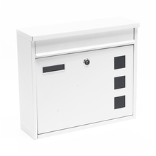 Cutie postala cu design modern V12 White Cutie postala cu design modern V12 White