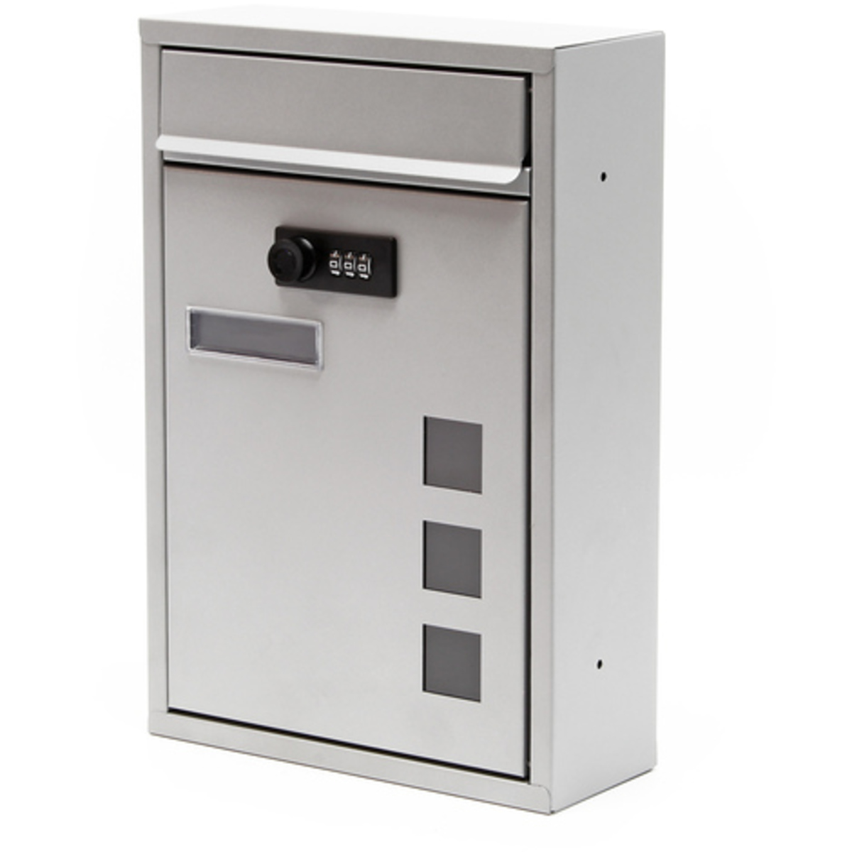 Cutie postala moderna cu cifru Silver Cutie postala moderna cu cifru Silver