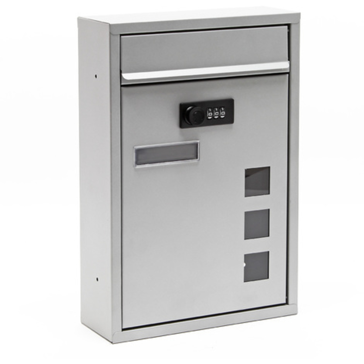 Cutie postala moderna cu cifru Silver Cutie postala moderna cu cifru Silver