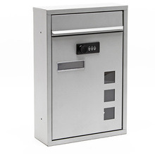 Cutie postala moderna cu cifru Silver