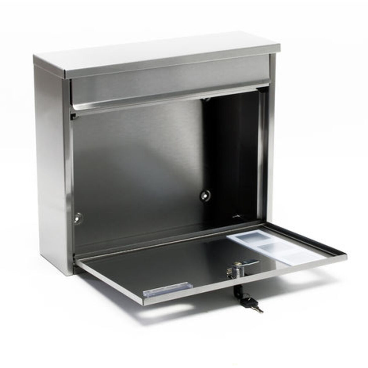 Cutie postala cu design modern V12 SILVER