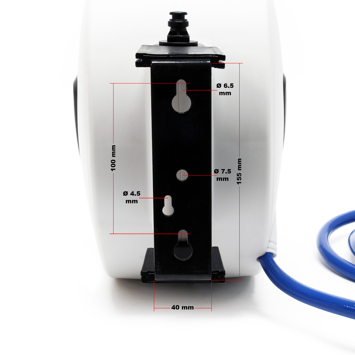 Furtun de aer pe rola cu strangere automata 20 metri + 1.5 metri MTS Tools 60326 Furtun de aer pe rola cu strangere automata 20 metri + 1.5 metri MTS Tools 60326
