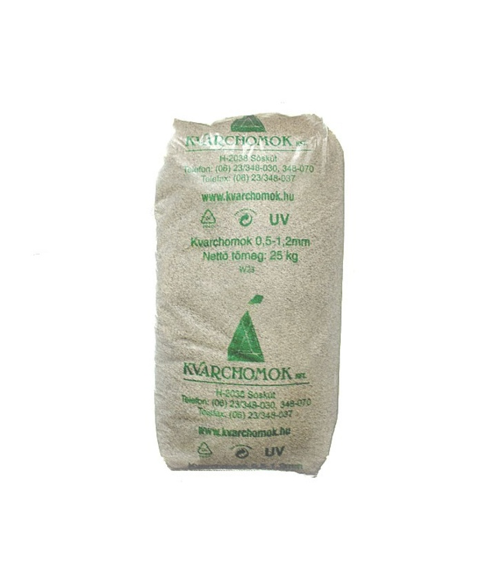 Nisip pentru sablare ambalat in sac de 25 KG (0.5 - 1.2)
