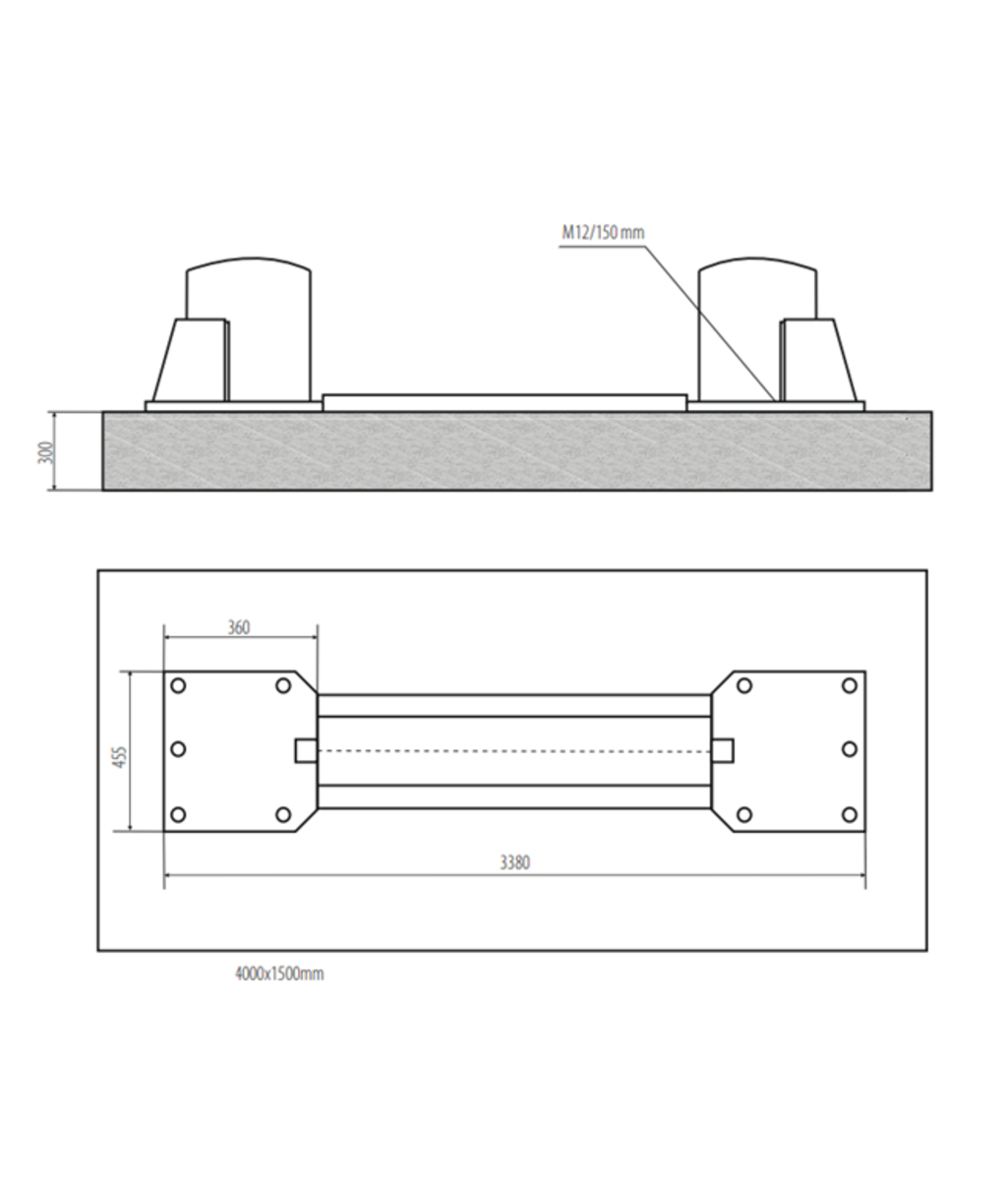 Elevator auto 2 coloane 4 Tone cu deblocare automata 400V Nortec Pro 2-HIT