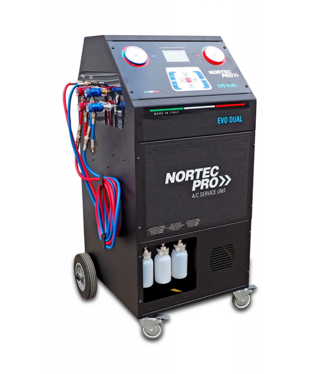 Statie automata pentru intretinere aer conditionat R134A  si 1234YF Nortec PRO EVO DUAL