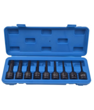 Trusa cu imbus Torx 1/2" - T20 - T70 de impact Quatros QS50009