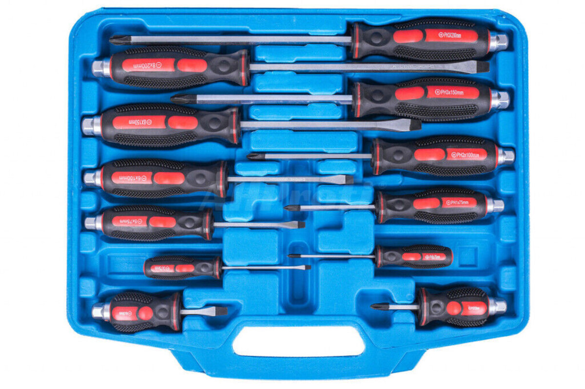 Trusa surubelnite PH si lama dreapta de impact Quatros QS14243 Trusa surubelnite PH si lama dreapta de impact Quatros QS14243