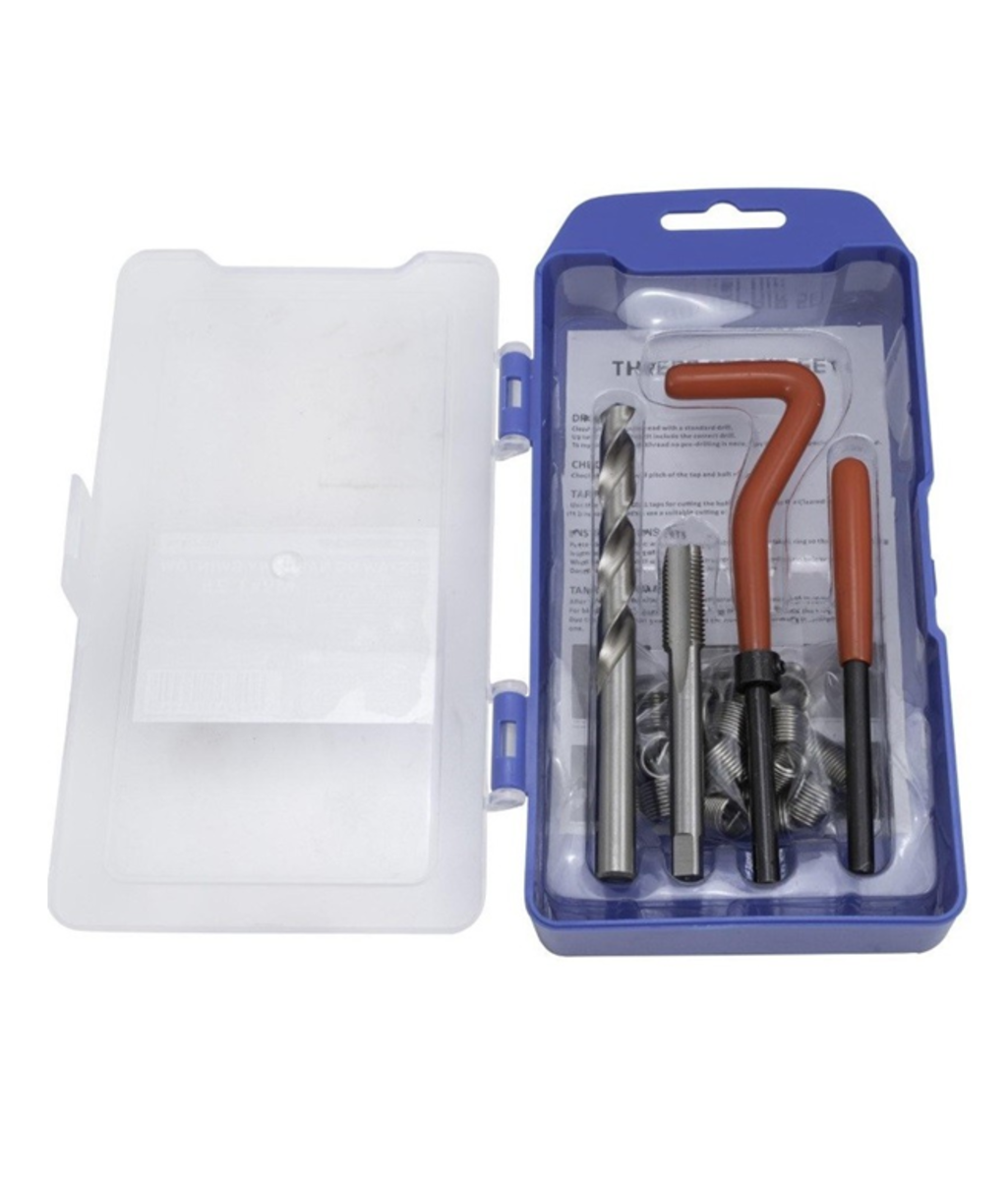 Set Helicoil pentru reparatii filete M12 x 1.25 Quatros QS14187G Set Helicoil pentru reparatii filete M12 x 1.25 Quatros QS14187G