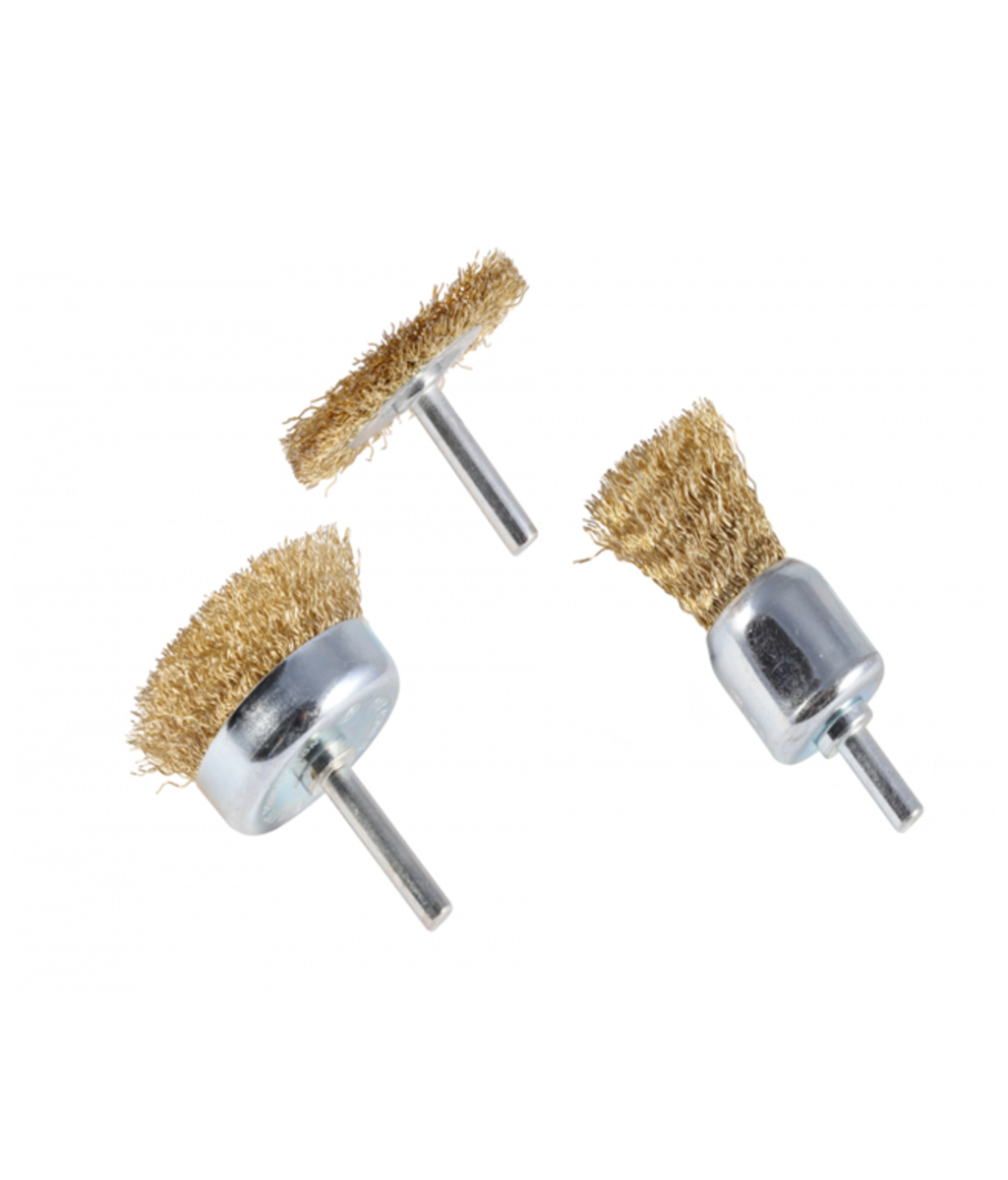 Set perii de sarma pentru polizor 3 piese Quatros QS14041