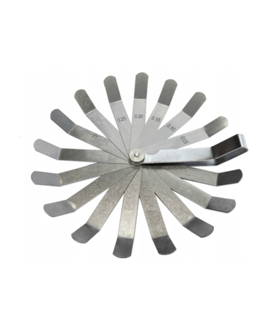 Lere profesionale curbate pentru masurare tacheti Metric 0.05 - 1.00 Quatros QS15518 