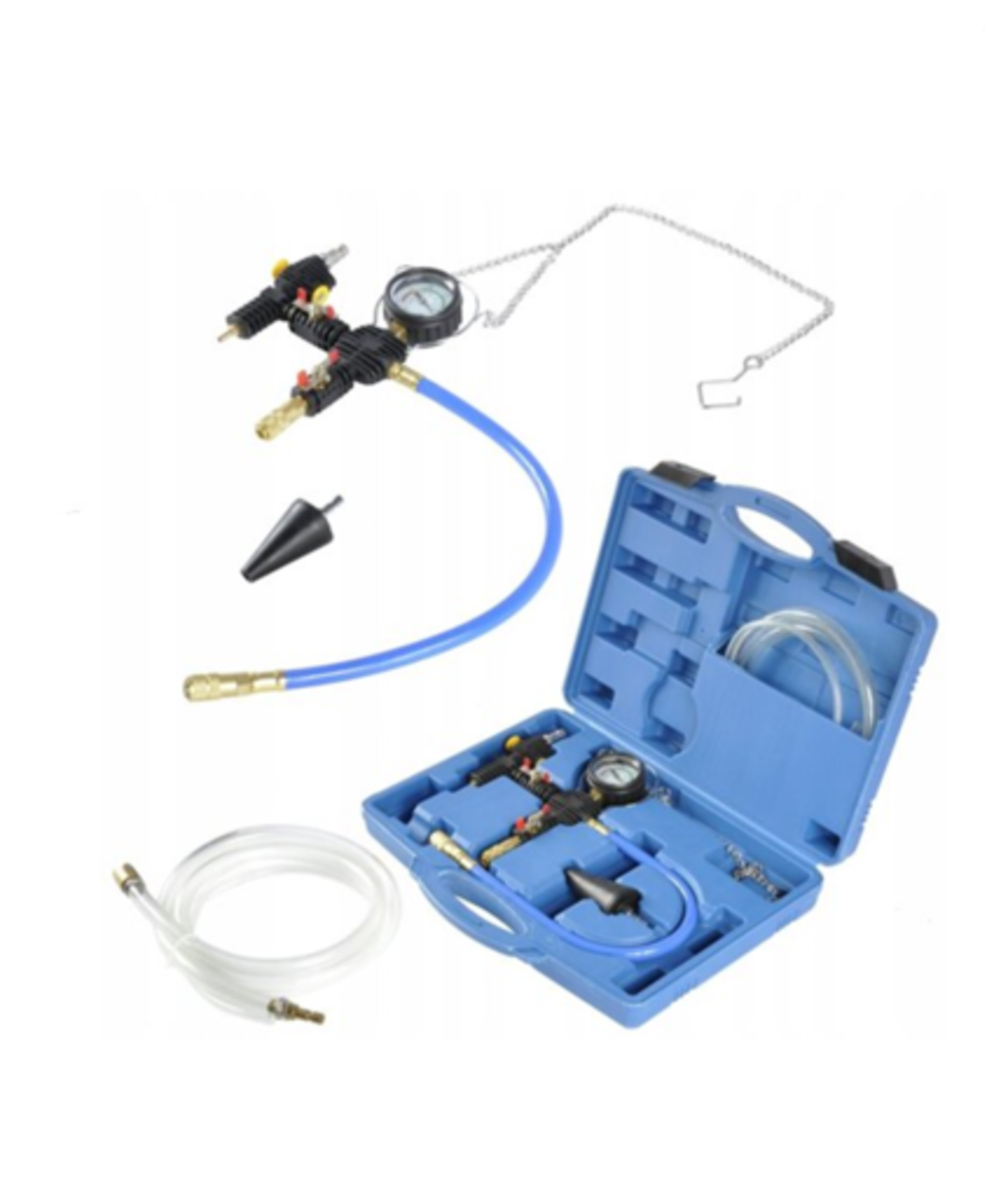 Trusa pentru umplere si testare sistem racire Quatros QS14030 Trusa pentru umplere si testare sistem racire Quatros QS14030