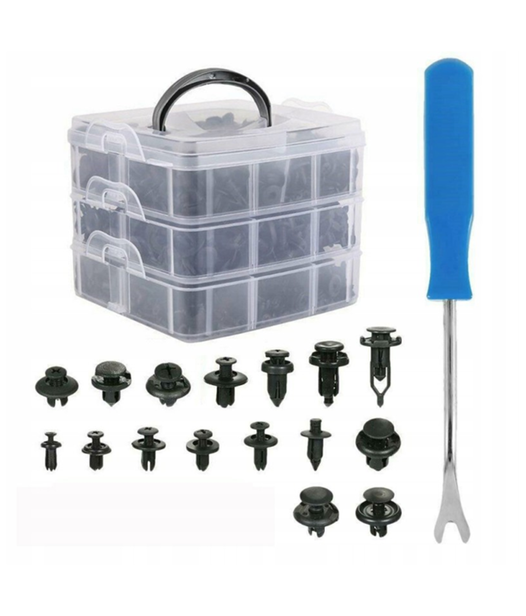 Set cleme/capse auto 625 piese + dispozitiv special pentru extras Resser 07-0006 Set cleme/capse auto 625 piese + dispozitiv special pentru extras Resser 07-0006