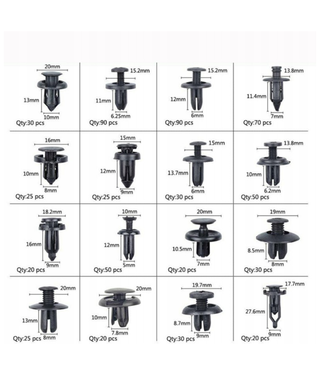 Set cleme/capse auto 625 piese + dispozitiv special pentru extras Resser 07-0006 Set cleme/capse auto 625 piese + dispozitiv special pentru extras Resser 07-0006