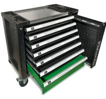 Dulap de scule profesional cu 7 sertare echipat cu 172 piese Rock Force RF-55306