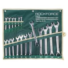 Set chei combinate Spanner 8mm - 32mm DIN 3113A / 18 piese Rock Force RF-5181P Set chei combinate Spanner 8mm - 32mm DIN 3113A / 18 piese Rock Force RF-5181P