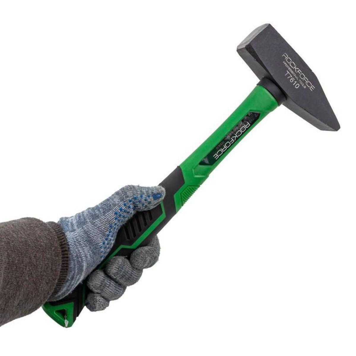 Ciocan de lacatus cu maner de fibra de sticla 1 Kg  Rock Force  Ciocan de lacatus cu maner de fibra de sticla 1 Kg  Rock Force