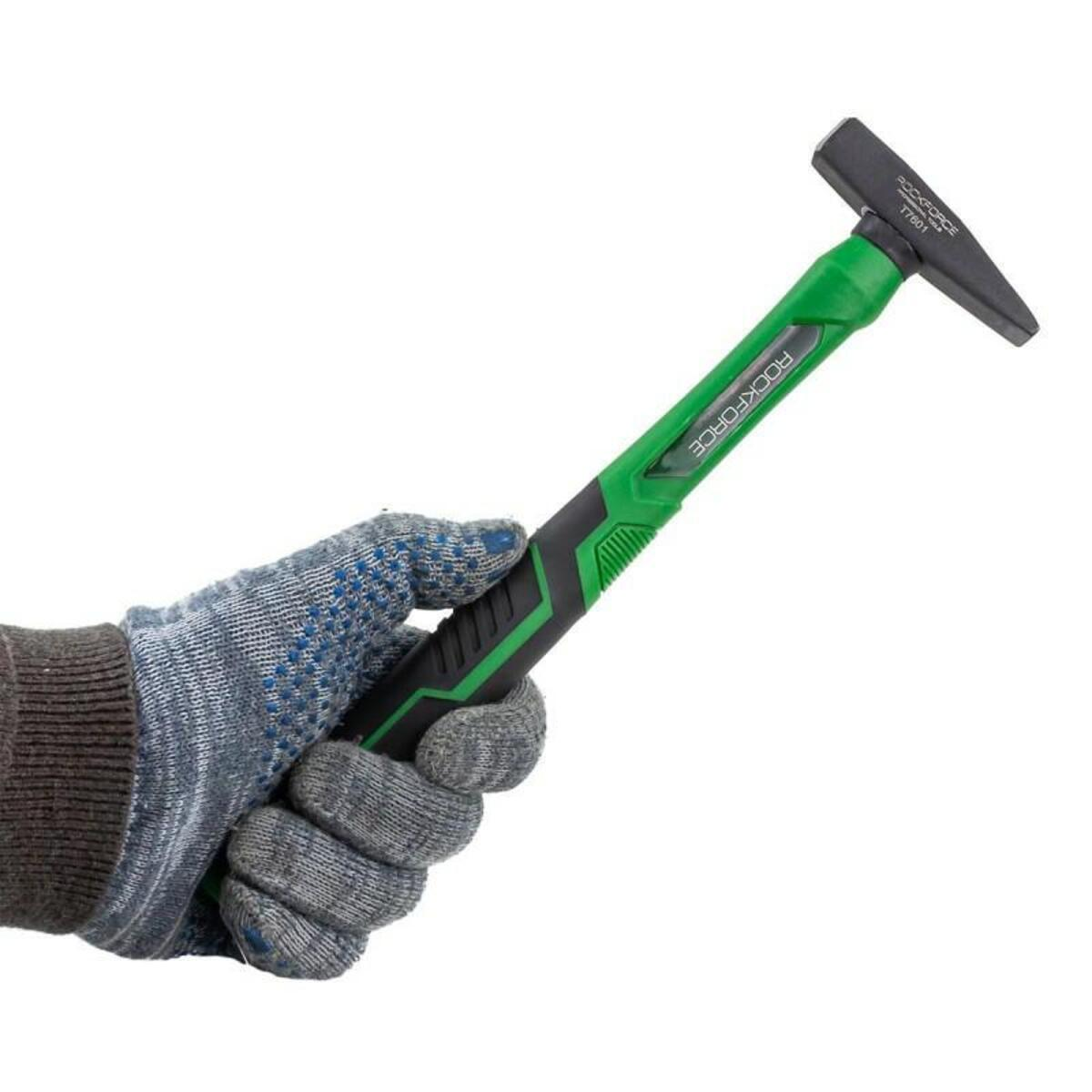 Ciocan de lacatus cu maner de fibra de sticla 100 Gr  Rock Force  Ciocan de lacatus cu maner de fibra de sticla 100 Gr  Rock Force