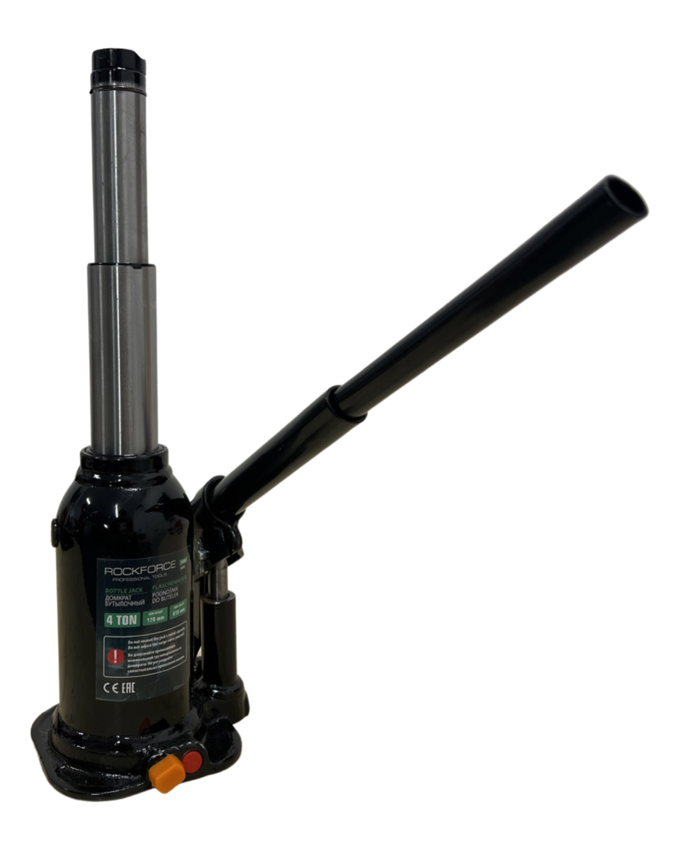 Cric hidraulic tip butelie cu cilindru dublu 4 tone Rock Force RF-TF0402 Cric hidraulic tip butelie cu cilindru dublu 4 tone Rock Force RF-TF0402