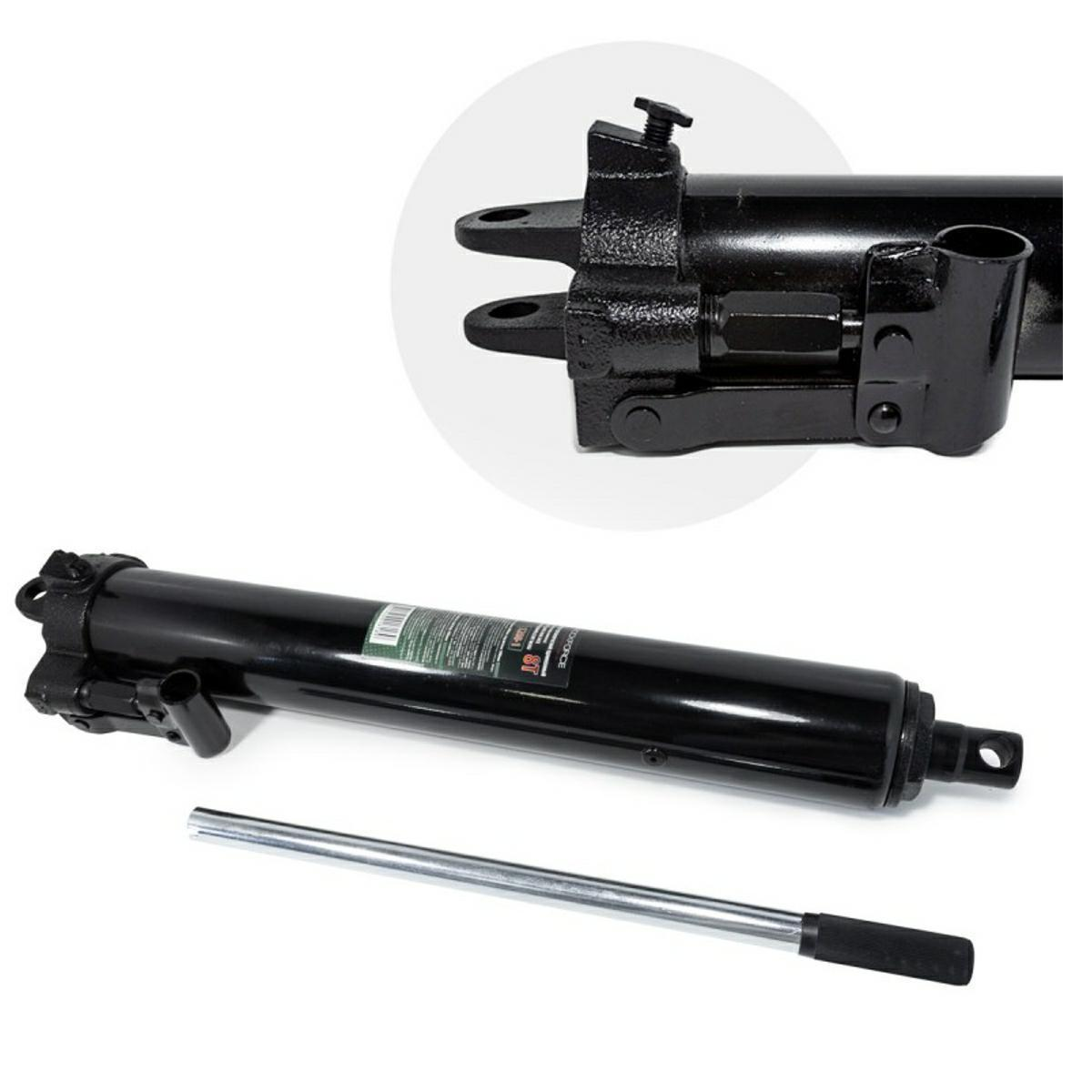 Cilindru hidraulic profesional cu capacitate de ridicare 8 tone Rock Force RF-1208-1 Cilindru hidraulic profesional cu capacitate de ridicare 8 tone Rock Force RF-1208-1