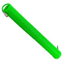 Furtun de aer comprimat spiralat 8X12mm - 20m Rock Force RF-1208-20Green Furtun de aer comprimat spiralat 8X12mm - 20m Rock Force RF-1208-20Green