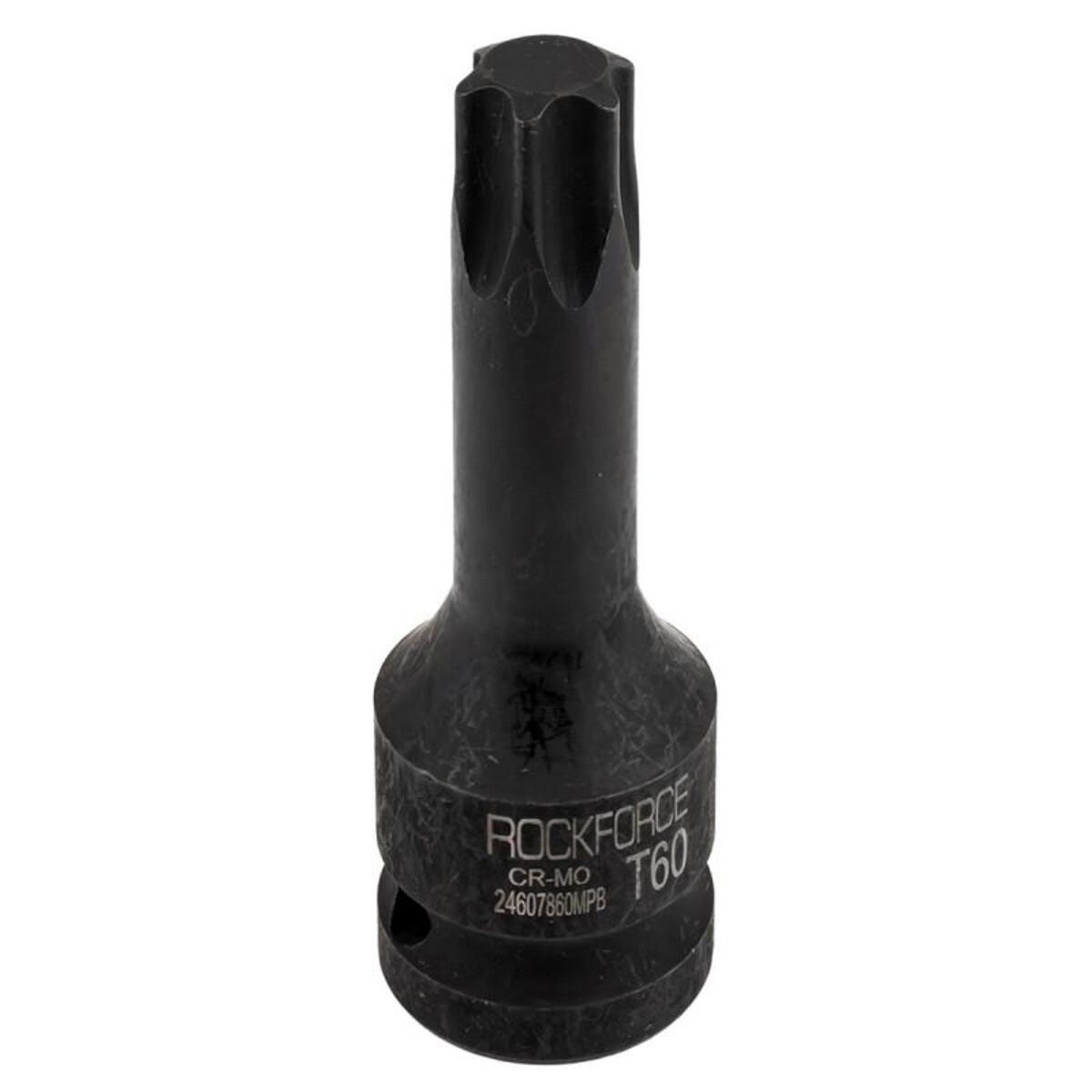 Bit Torx de impact T60 - 1/2" Rock Force RF-24607860MPB Bit Torx de impact T60 - 1/2" Rock Force RF-24607860MPB