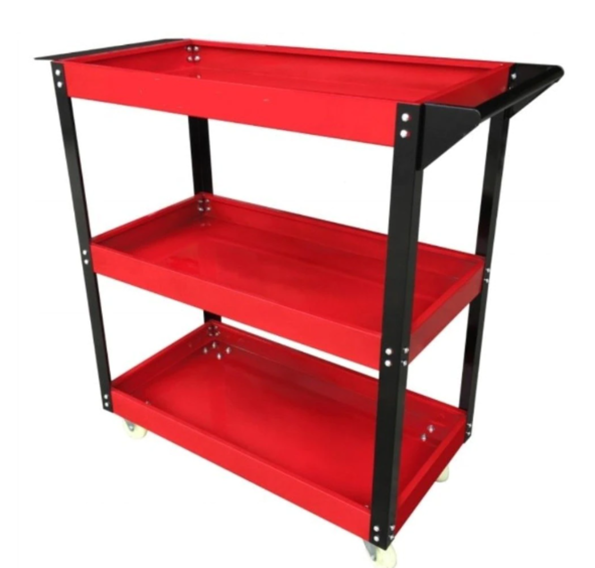 Carucior pentru scule cu 3 rafturi suprapuse 660x360x55mm SILVER S11630 Carucior pentru scule cu 3 rafturi suprapuse 660x360x55mm SILVER S11630