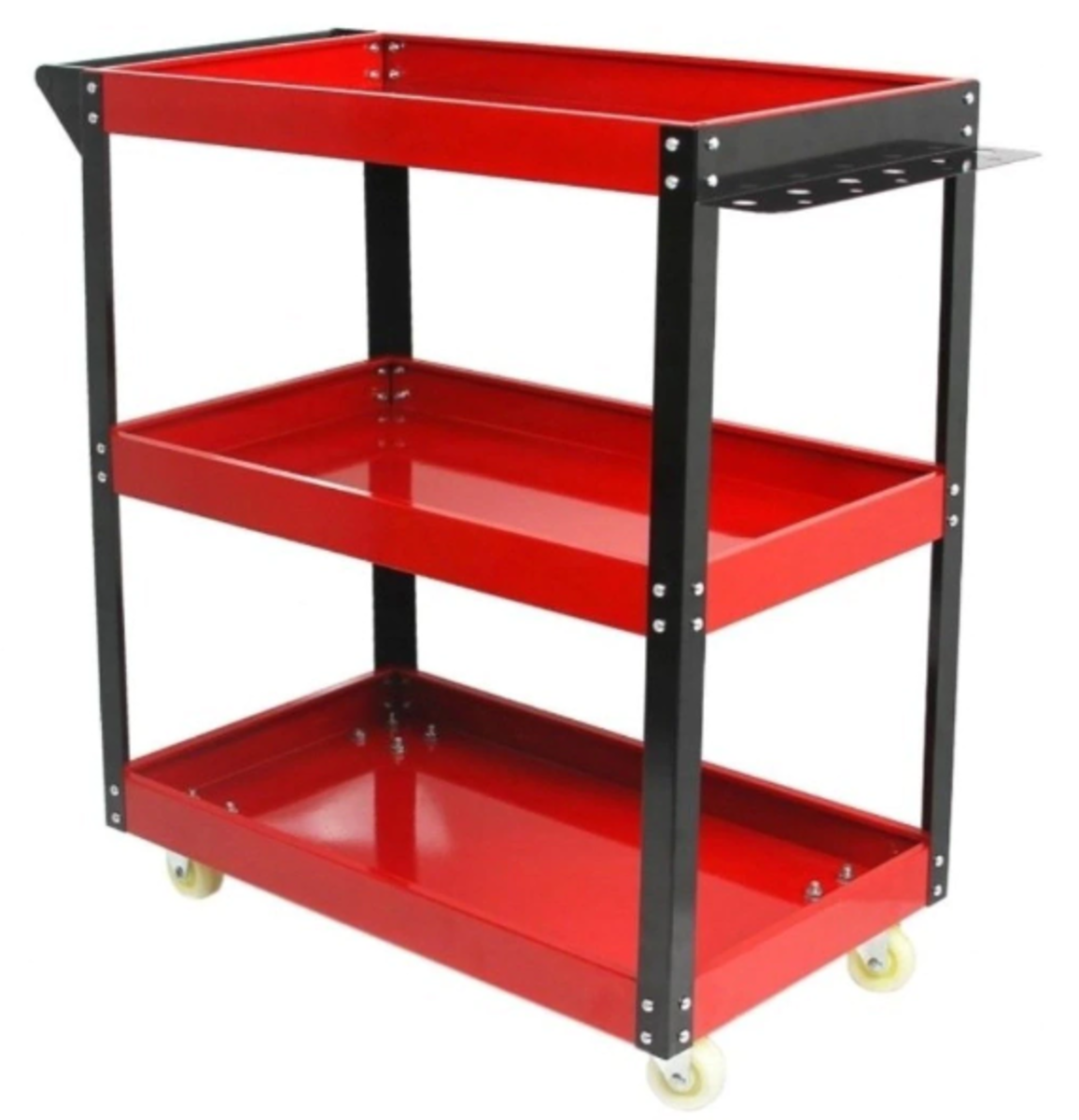 Carucior pentru scule cu 3 rafturi suprapuse 660x360x55mm SILVER S11630 Carucior pentru scule cu 3 rafturi suprapuse 660x360x55mm SILVER S11630