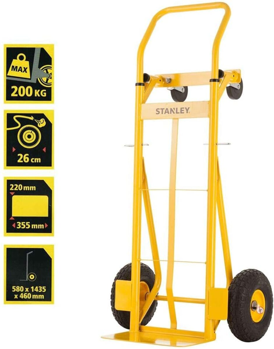 Carucior cu liza pentru transport 2 in 1 - 200 Kg Stanley SXWTD-MT519 Carucior cu liza pentru transport 2 in 1 - 200 Kg Stanley SXWTD-MT519