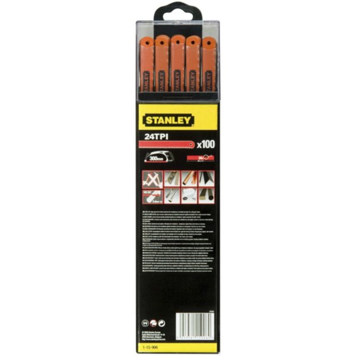 Lame pentru bomfaier Rubis 32 TPI 100 buc 1-15-906 Stanley  Lame pentru bomfaier Rubis 32 TPI 100 buc 1-15-906 Stanley