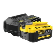 Set acumulator si statie de incarcat 18V 4Ah FatMax Stanley SFMCB14M1-QW