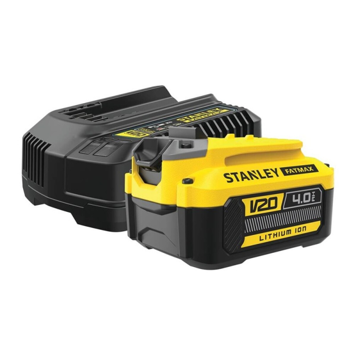 Set acumulator si statie de incarcat 18V 4Ah FatMax Stanley SFMCB14M1-QW