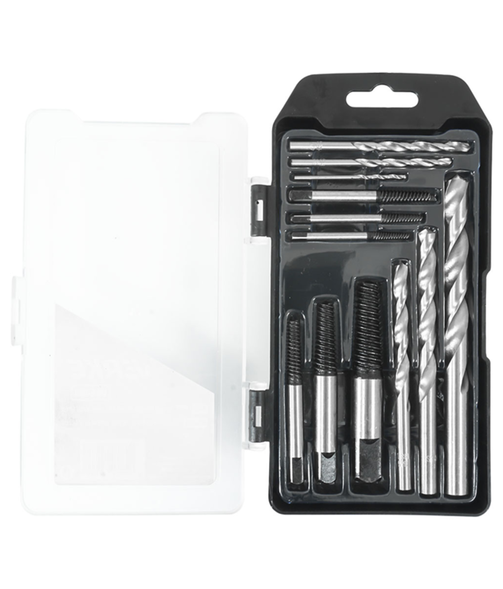 Trusa cu extractoare suruburi rupte + burghie HSS Verke V86480