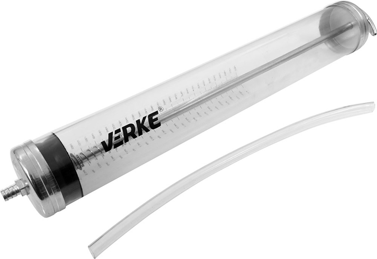 Pompa manuala gradata de transfer ulei/combustibil 1000ml Verke V86335 Pompa manuala gradata de transfer ulei/combustibil 1000ml Verke V86335