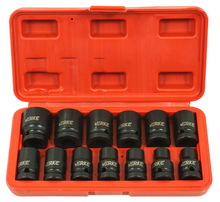 Set tubulare scurte de impact profesionale 1/2" 10 - 24mm Verke V39461 Set tubulare scurte de impact profesionale 1/2" 10 - 24mm Verke V39461