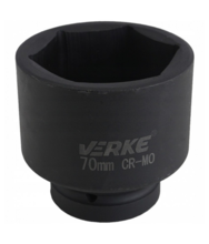 Tubulara scurta de impact 1" - 70mm in 6 colturi Verke V39412 Tubulara scurta de impact 1" - 70mm in 6 colturi Verke V39412