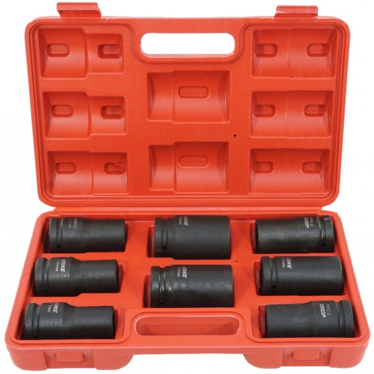 Trusa tubulare de impact 3/4" - 17-32mm Verke V39471 Trusa tubulare de impact 3/4" - 17-32mm Verke V39471