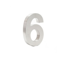 Cifra 3D din otel Steinless Steel 20 cm - Cifra 6 Cifra 3D din otel Steinless Steel 20 cm - Cifra 6